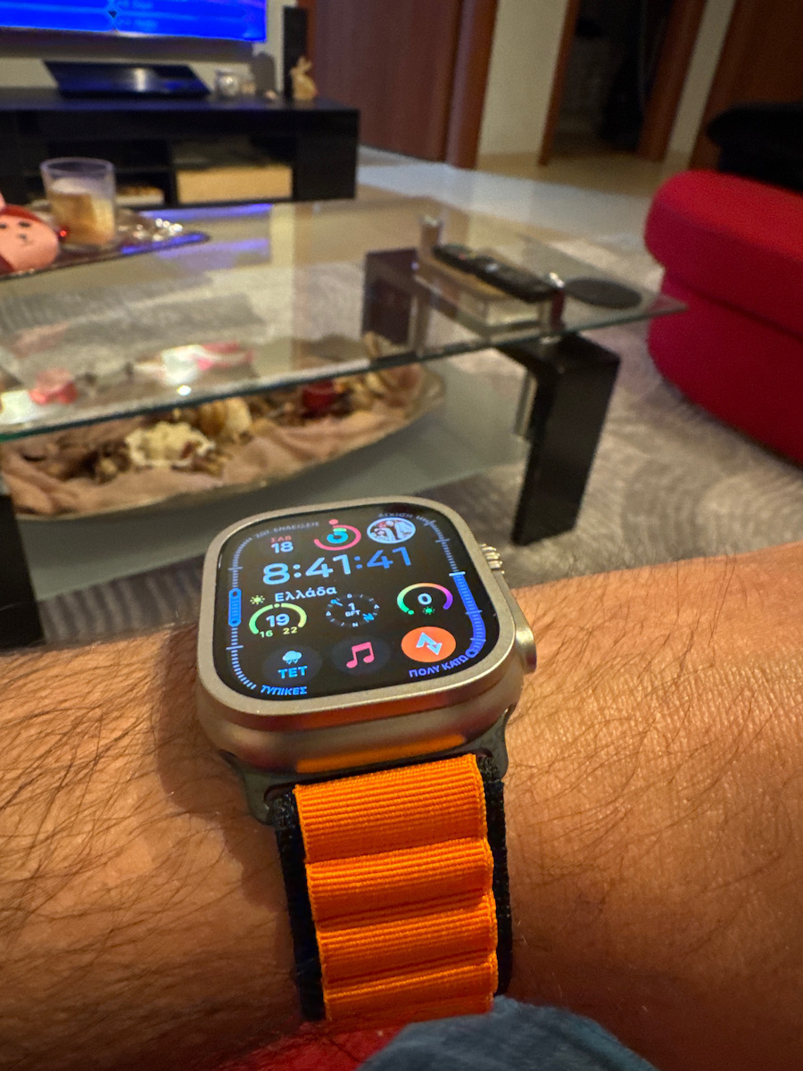 Spigen Wbf1 Strap Fabric Black Orange (Apple Watch 44/45/46/49 mm - Spigen)