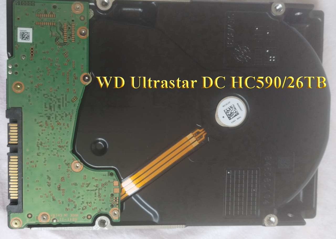 Western Digital DC HC690 26TB HDD Hard Drive 3.5" SATA III 7200rpm with 512MB Cache for NAS / Server / Recorder 0F65672