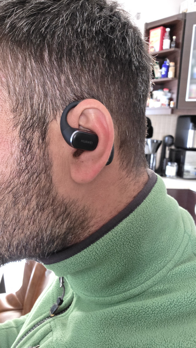 Huawei FreeArc Open Ear Bluetooth Handsfree Căști cu Rezistență la Transpirație și Carcasă de Încărcare Verde