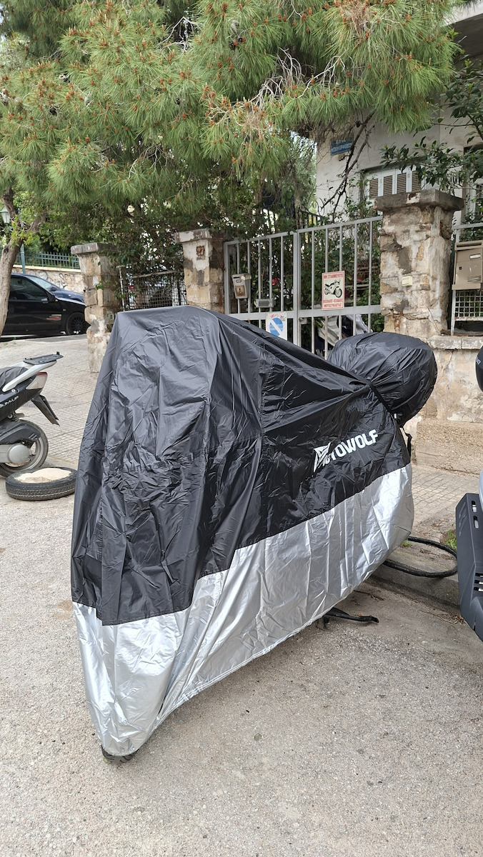 Motowolf Κουκούλα Μηχανής Αδιάβροχη RA-55 XXL Μ245xΠ105xΥ125εκ.