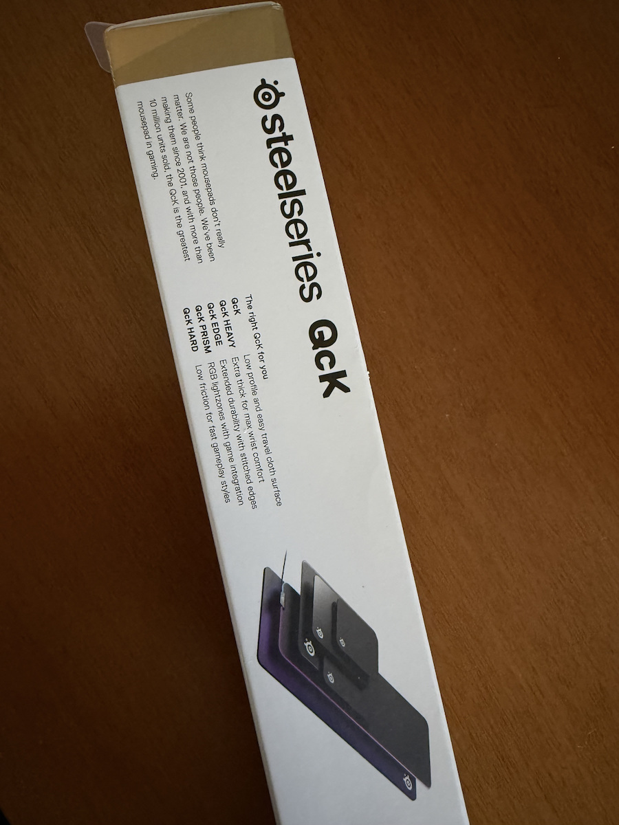 SteelSeries Surface Qck Gaming Mouse Pad Large 450mm Black 63003