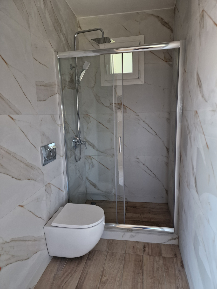 Karag New Flora 500 Shower Screen for Shower with Sliding Door 120x180cm Clear Glass