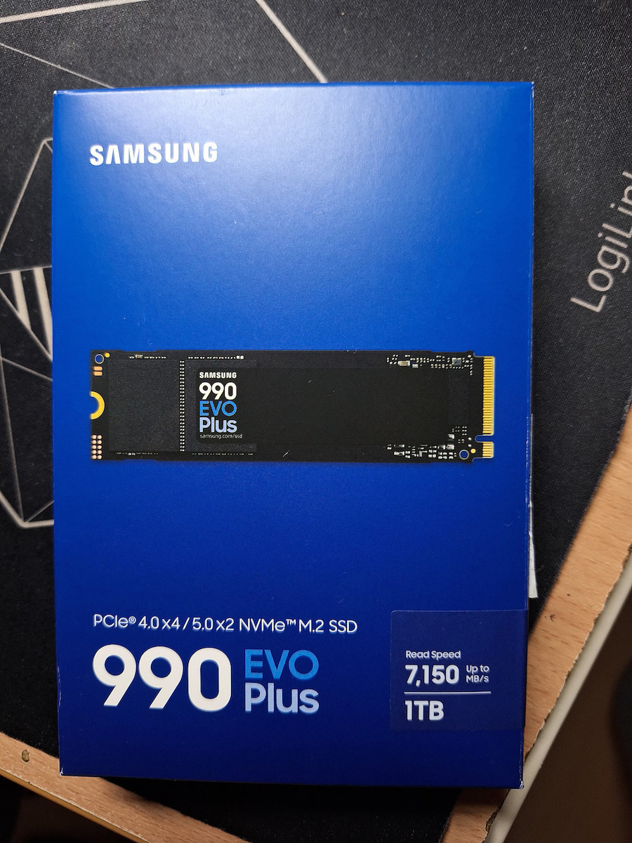 Samsung 990 EVO Plus SSD 1TB τύπου M.2 με σύνδεση PCI Express 5.0 (PS5 Compatible) MZ-V9S1T0BW