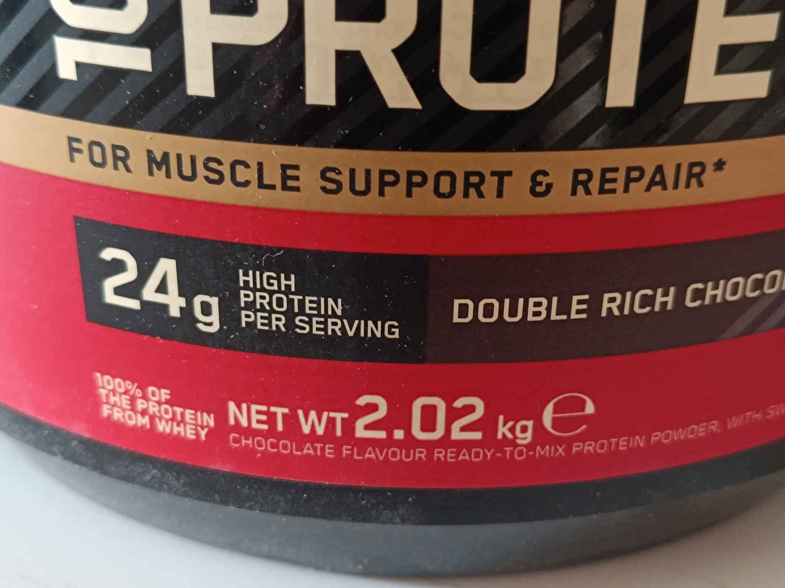 Optimum Nutrition Gold Standard 100% Whey Βιολογική Πρωτεΐνη Ορού Γάλακτος με Γεύση Double Rich Chocolate 2.002kg