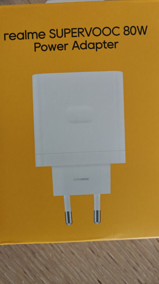 Realme Charger Without Cable with USB-A Port 80W Whites (SuperVooc)