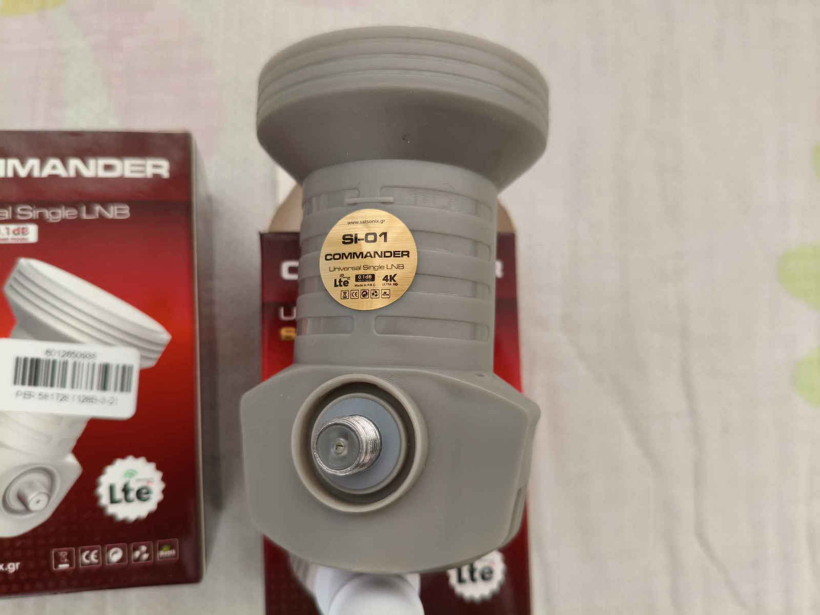 Commander LNB Single (1 Output) with Low Noise Limit 0.1dB