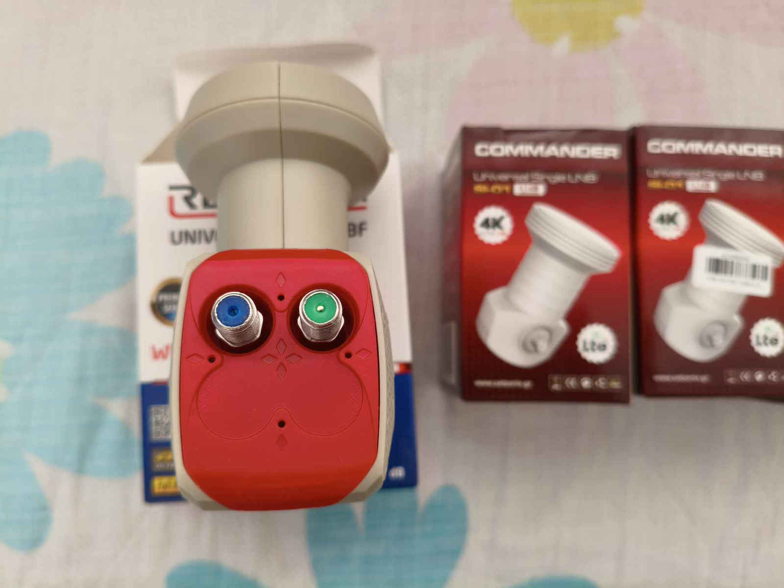 Redline LNB Twin (2 Outputs) With Low Noise Limit 0.1dB