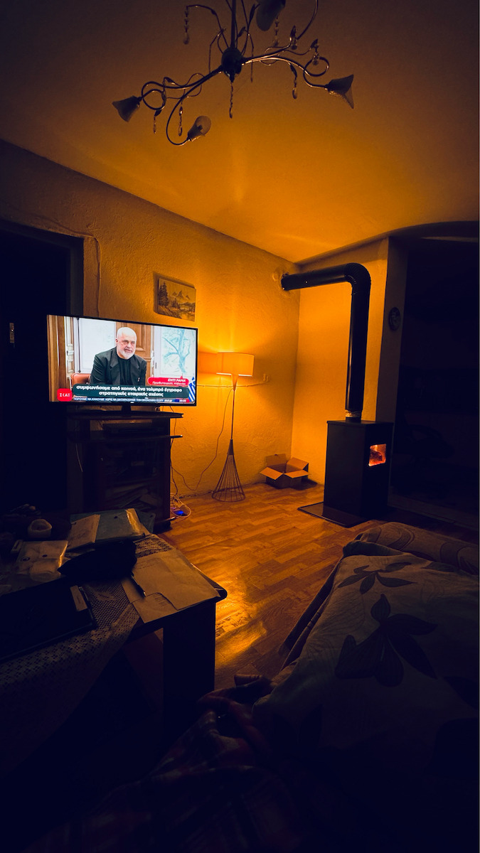 Megapap Olde Lampa de podea Î127xL33cm. cu Soclu pentru Bec E27 Auriu