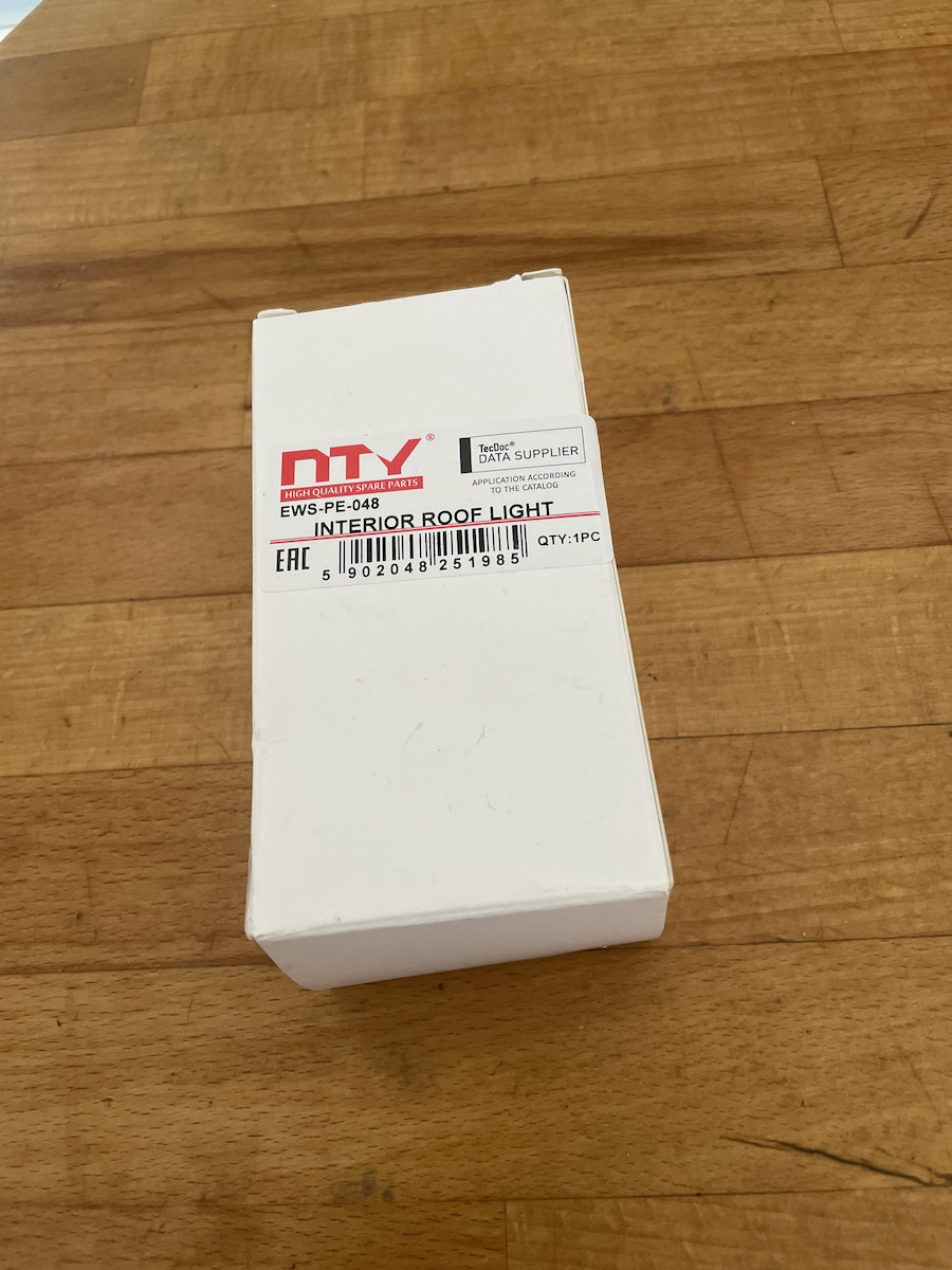 NTY Dome Light Car Peugeot Partner Citroen Xsara / Berlingo EWS-PE-048