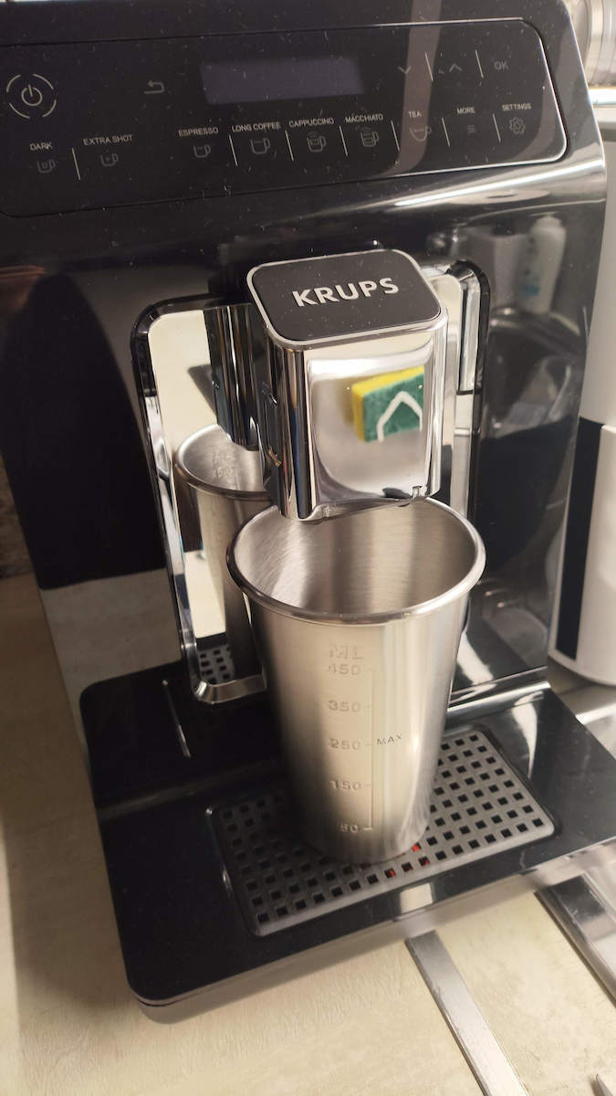 Krups Mașină Automată Espresso 1450W Presiune 15bar cu Măcinător Neagră EA8908