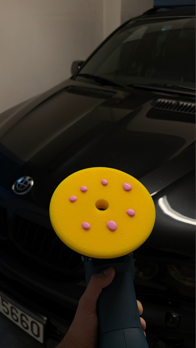 Rupes Polishing Sponge 150mm Yellow Medium 9.DA150M