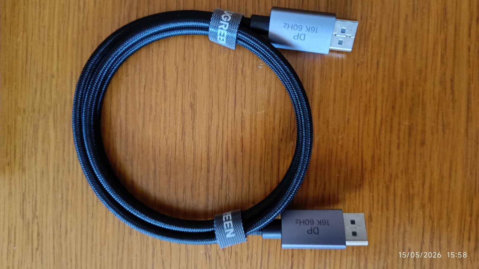 Ugreen Cable DisplayPort male - 1m Black (55567)