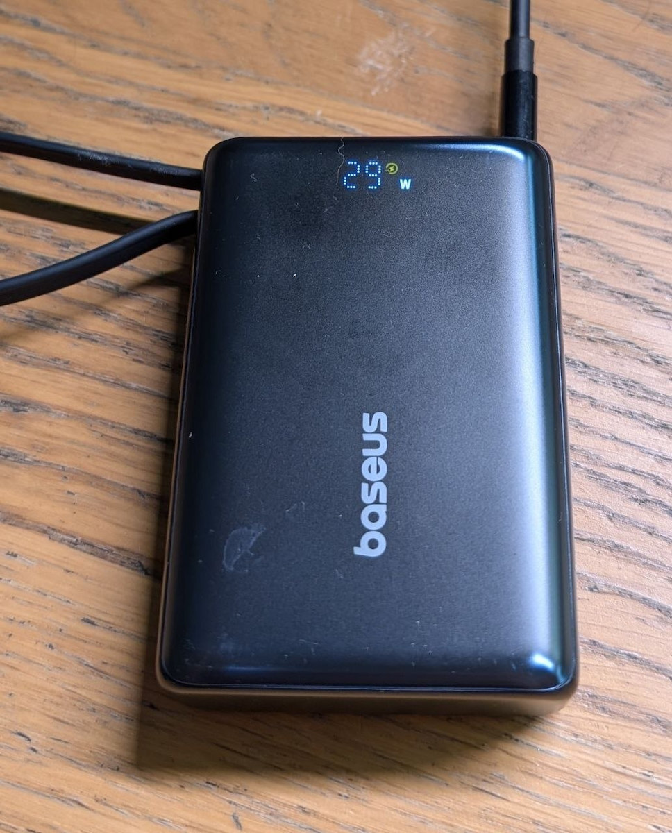 Baseus PicoGo Power Bank 10000mAh 45W με Θύρα USB-C Λευκό