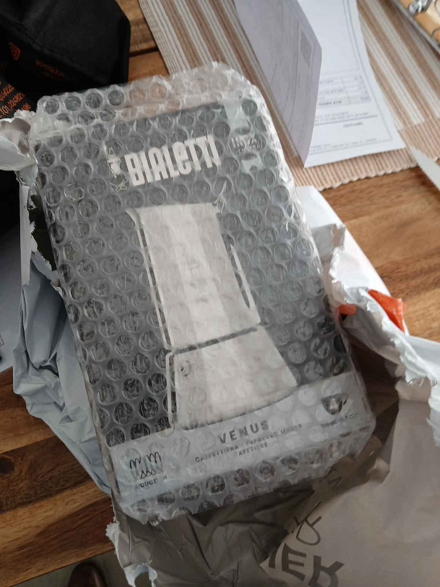 Bialetti Venus Briki Espresso 4 Căni Inox Argintiu