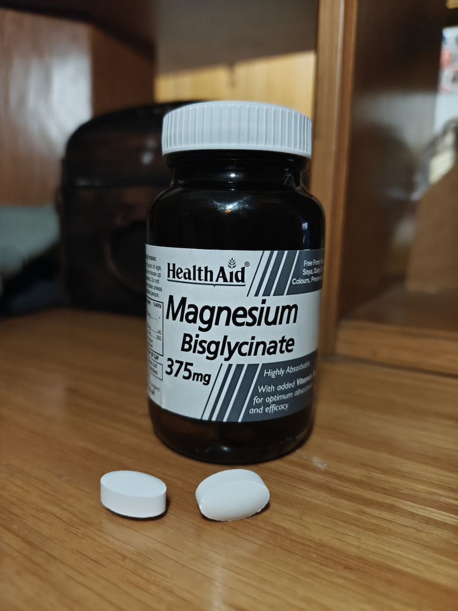 Health Aid Magnesium Bisglycinate 375mg με Βιταμίνη B6 60 ταμπλέτες