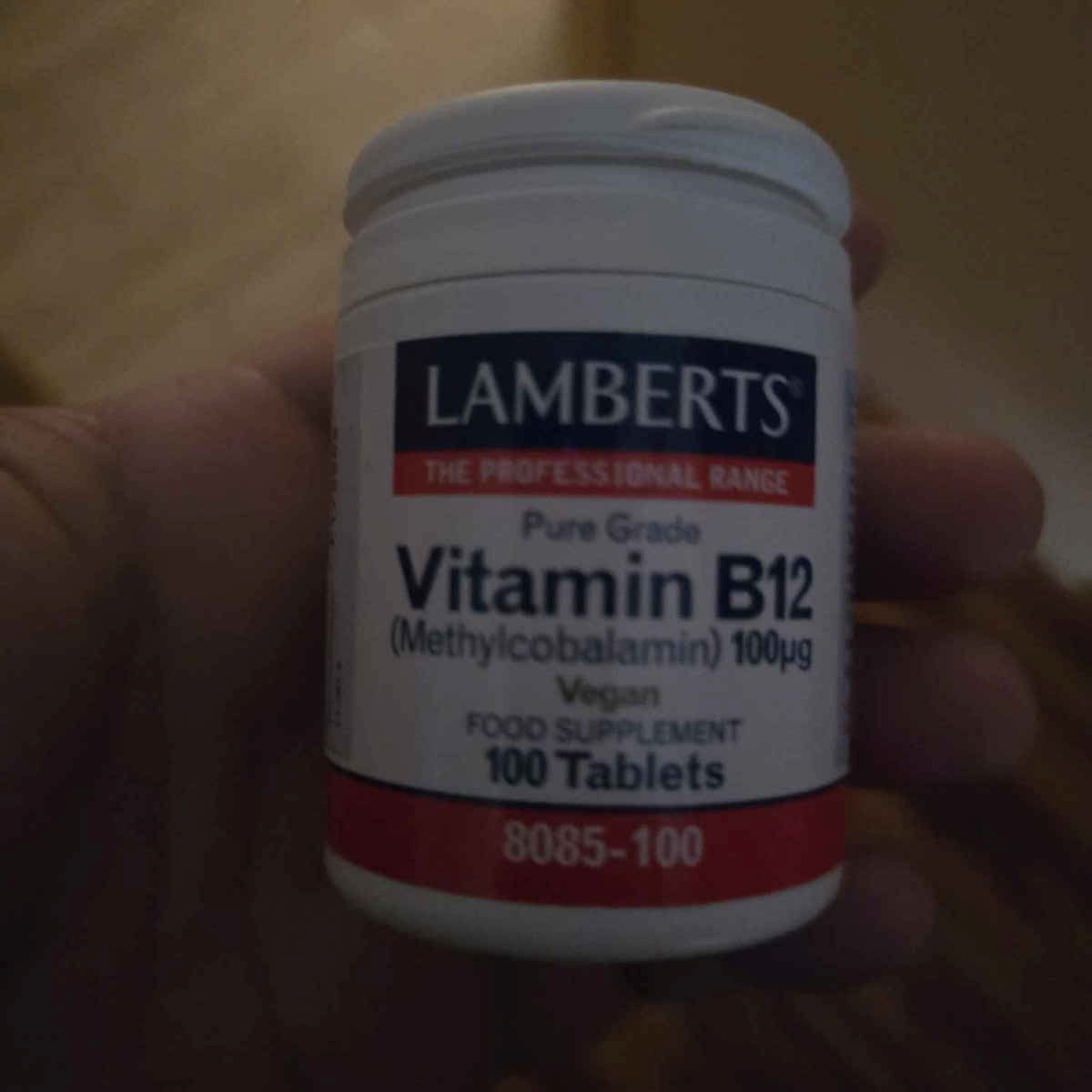 Lamberts Vitamin B12 Vitamin for Nervous System Health 100mcg 100 Tablets