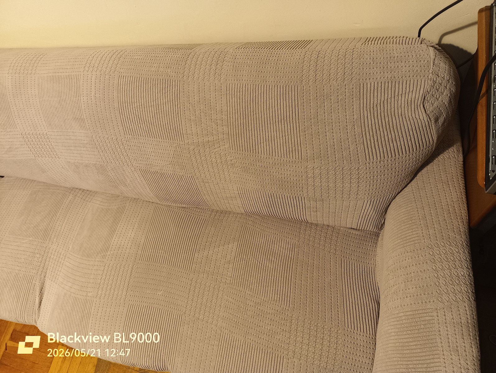 Madi Lineplay Ελαστικό Κάλυμμα Τριθέσιου Καναπέ Grey