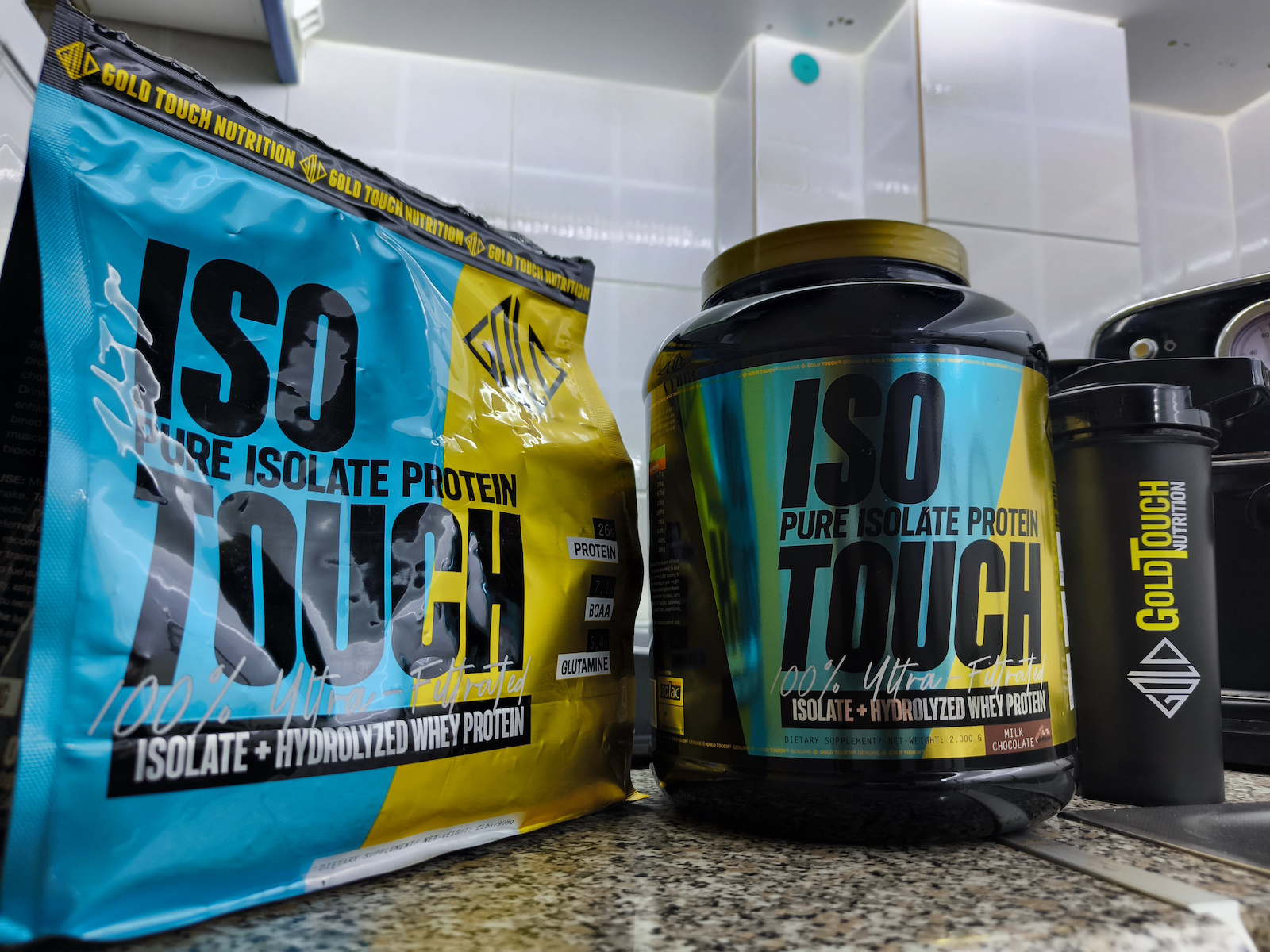 GoldTouch Nutrition Iso Touch 86% Organic Whey Protein with Cookie Dough Flavor 2kg