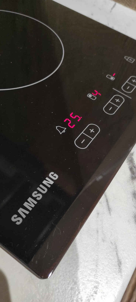 Samsung Kochfeld Keramikkochfeld Autonom mit Kindersicherung 28.8x50.5εκ.