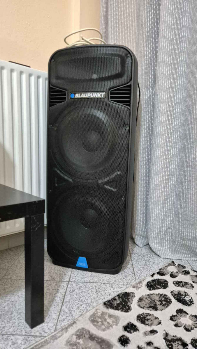 Blaupunkt Ηχείο Karaoke με Ενσύρματo Μικρόφωνο PA25 15-PA25 Μαύρο