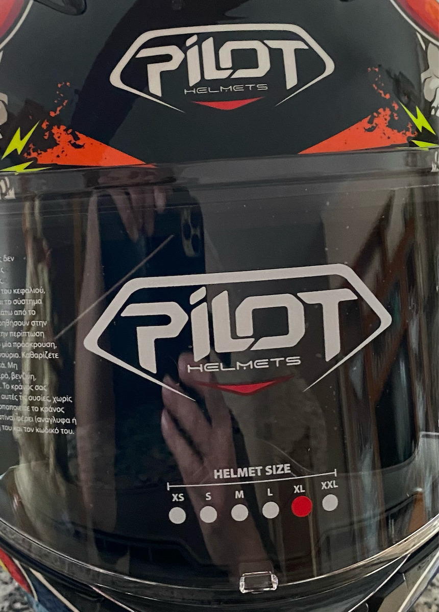 Pilot Flex Black Matt Motorcycle Helmet Full Face ECE 22.06 1450gr