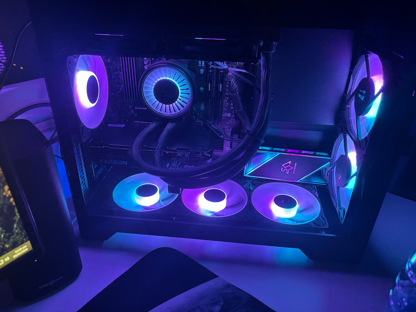 Arctic P12 Pro Case Fan 120mm 3000rpm 77cfm Without LED Lighting and 4-Pin PWM Connection