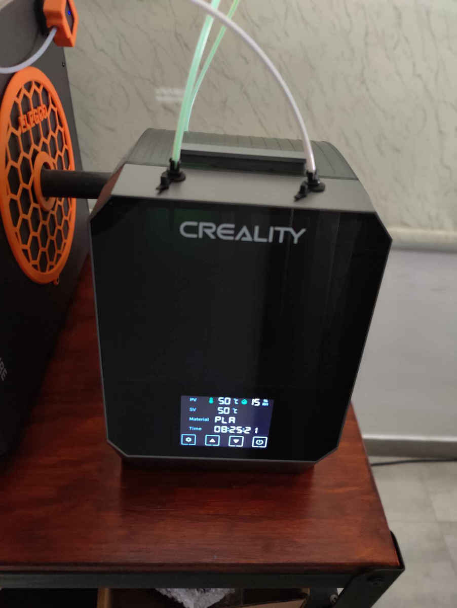 Filament Dryer Creality Space Pi Plus Filament Dryer Dry Box 2 Filaments Adjust 40-70c One-key Set 12 Types