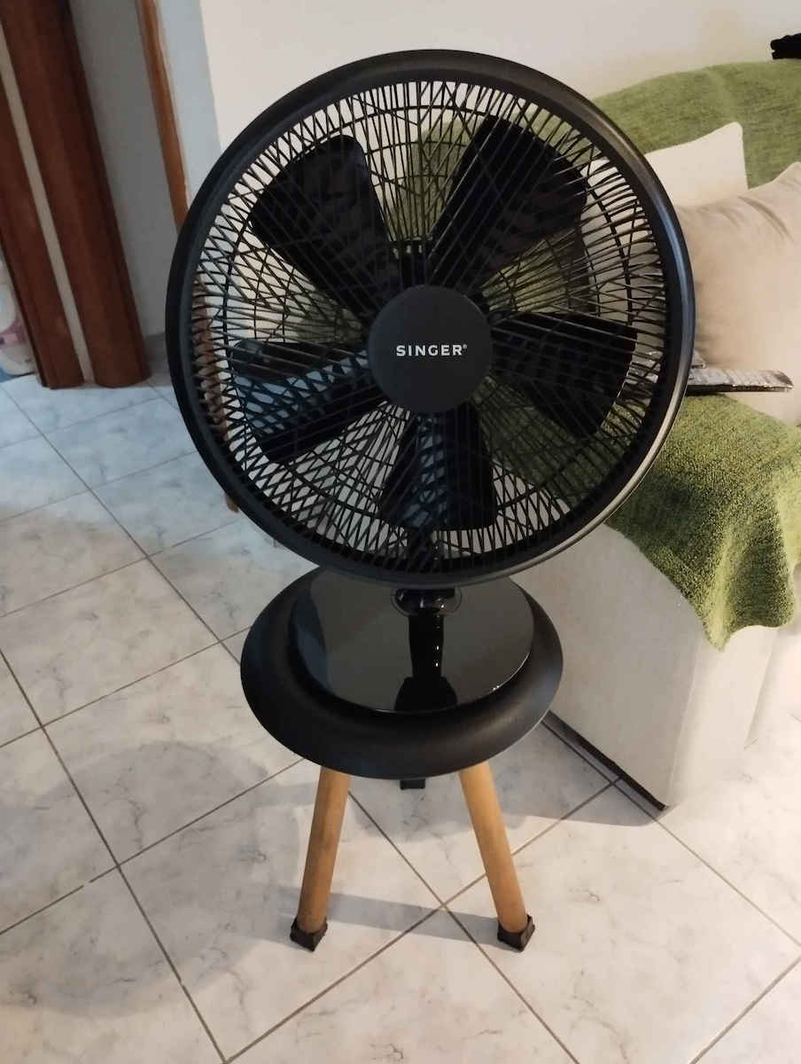 Singer Επιτραπέζιος Ανεμιστήρας 55W Διαμέτρου 40cm Λευκός
