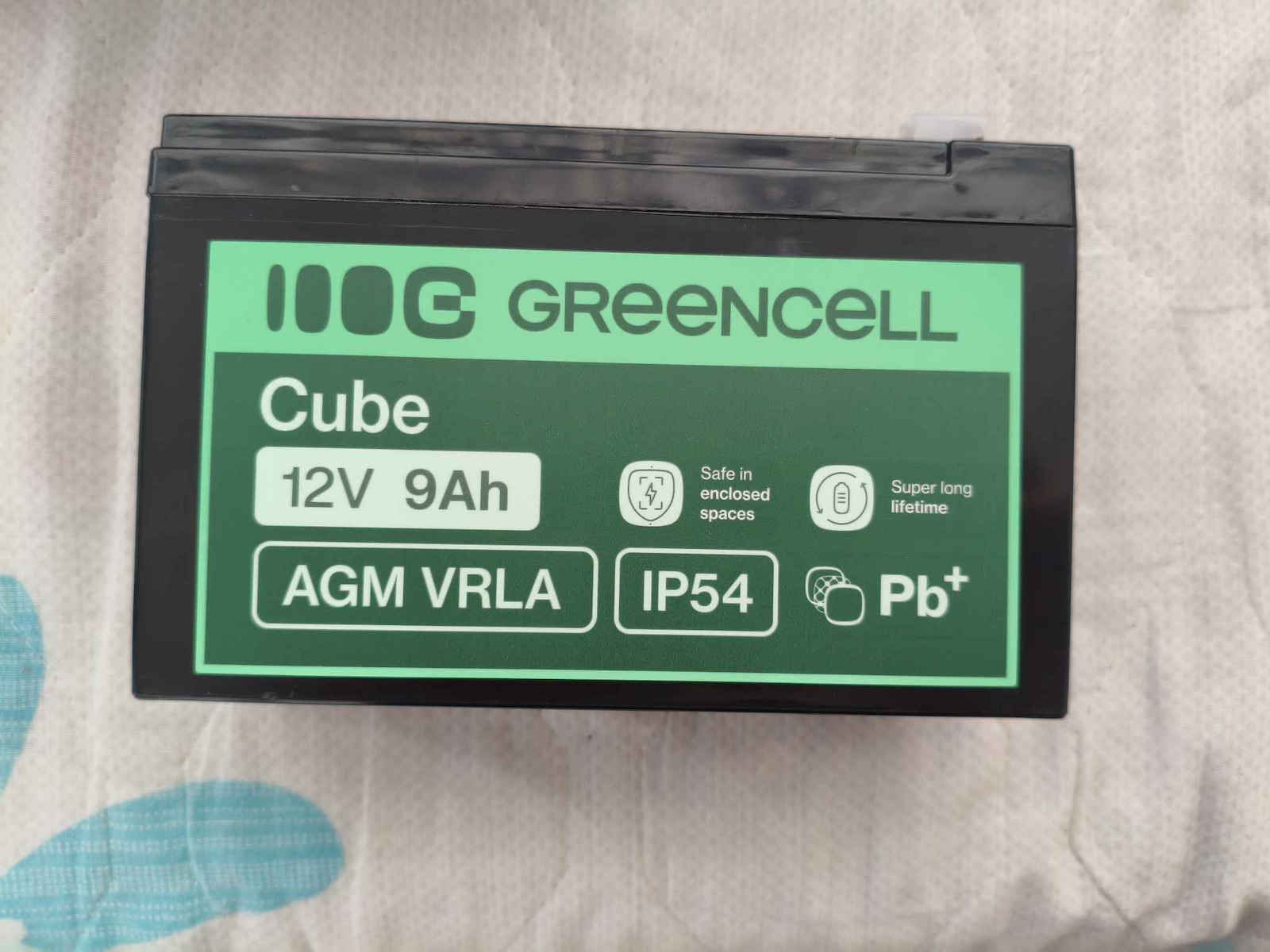 Green Cell Μπαταρία UPS με Χωρητικότητα 12Ah και Τάση 12V AGM07