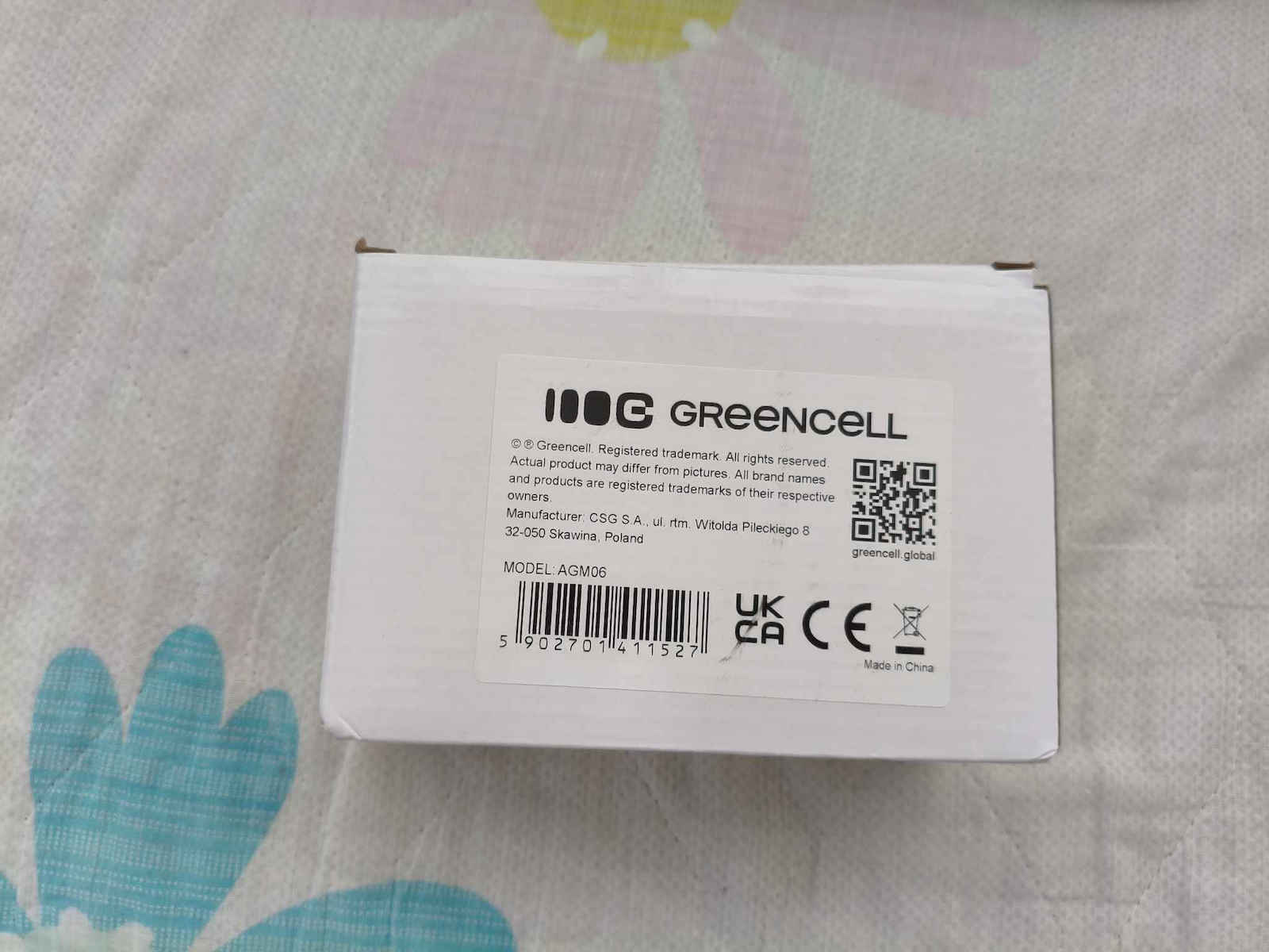 Green Cell Μπαταρία UPS με Χωρητικότητα 12Ah και Τάση 12V AGM07