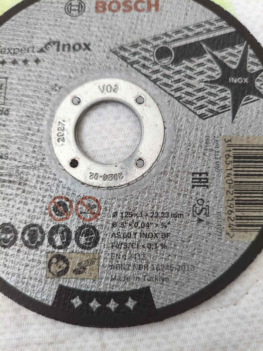 Bosch Δίσκος Κοπής Μετάλλου 115mm