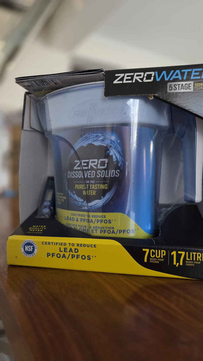 Zerowater ZP-007 Krug Kunststoff Blue mit Filter 1700ml 1Stück