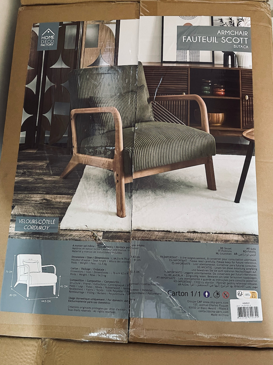Relax Armchair Green 64.5x83x75cm