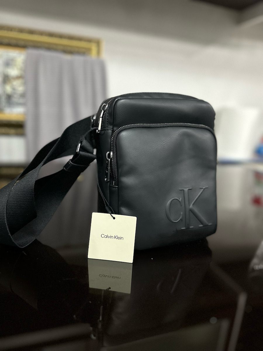 Monogram Ανδρική Τσάντα Ώμου / Χιαστί Μαύρη
