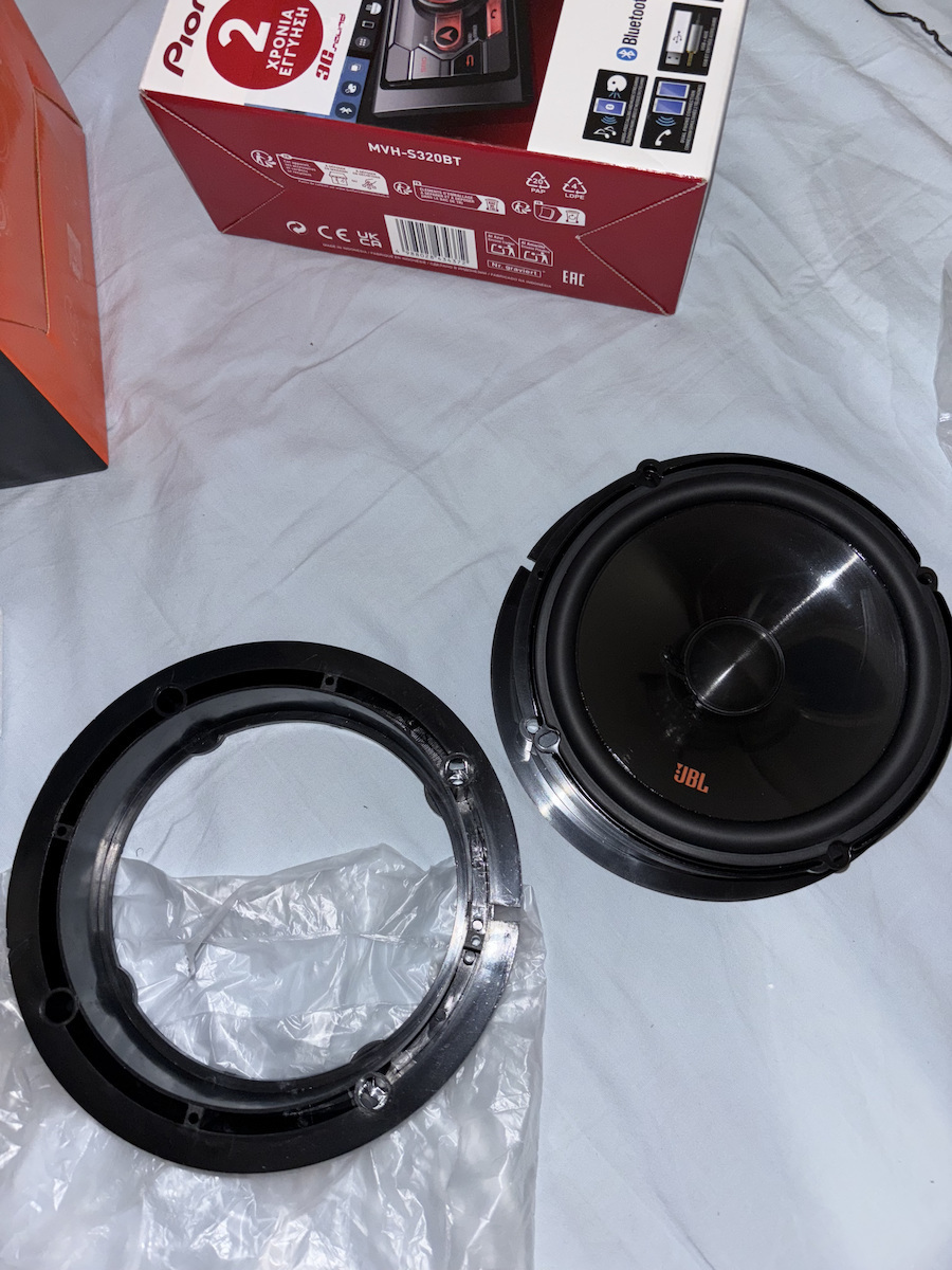 Car Speaker Adapter Rings Code 20.450 Volkswagen Polo 4 2001-2009 Front Rear 165mm