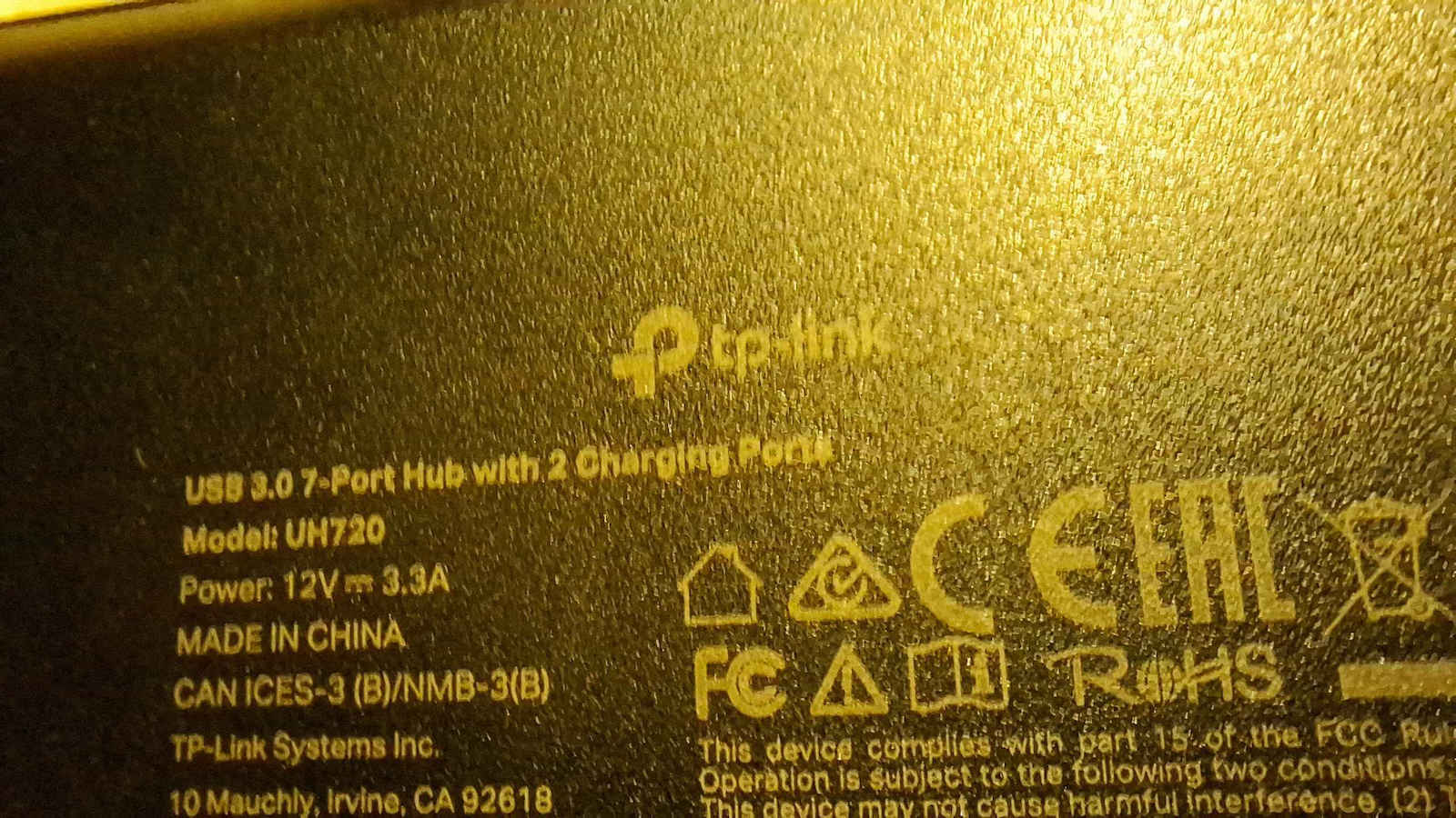 TP-LINK UH720 v5 Hub 7 Ports USB 3.0 with USB-A Connection