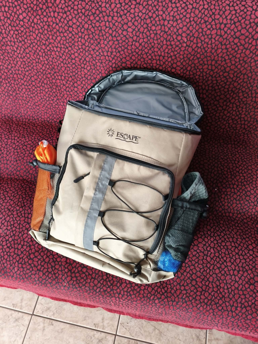 Escape Ισοθερμική Τσάντα Πλάτης Backpack Oxford 30 λίτρων Μ30 x Π33 x Υ23εκ.