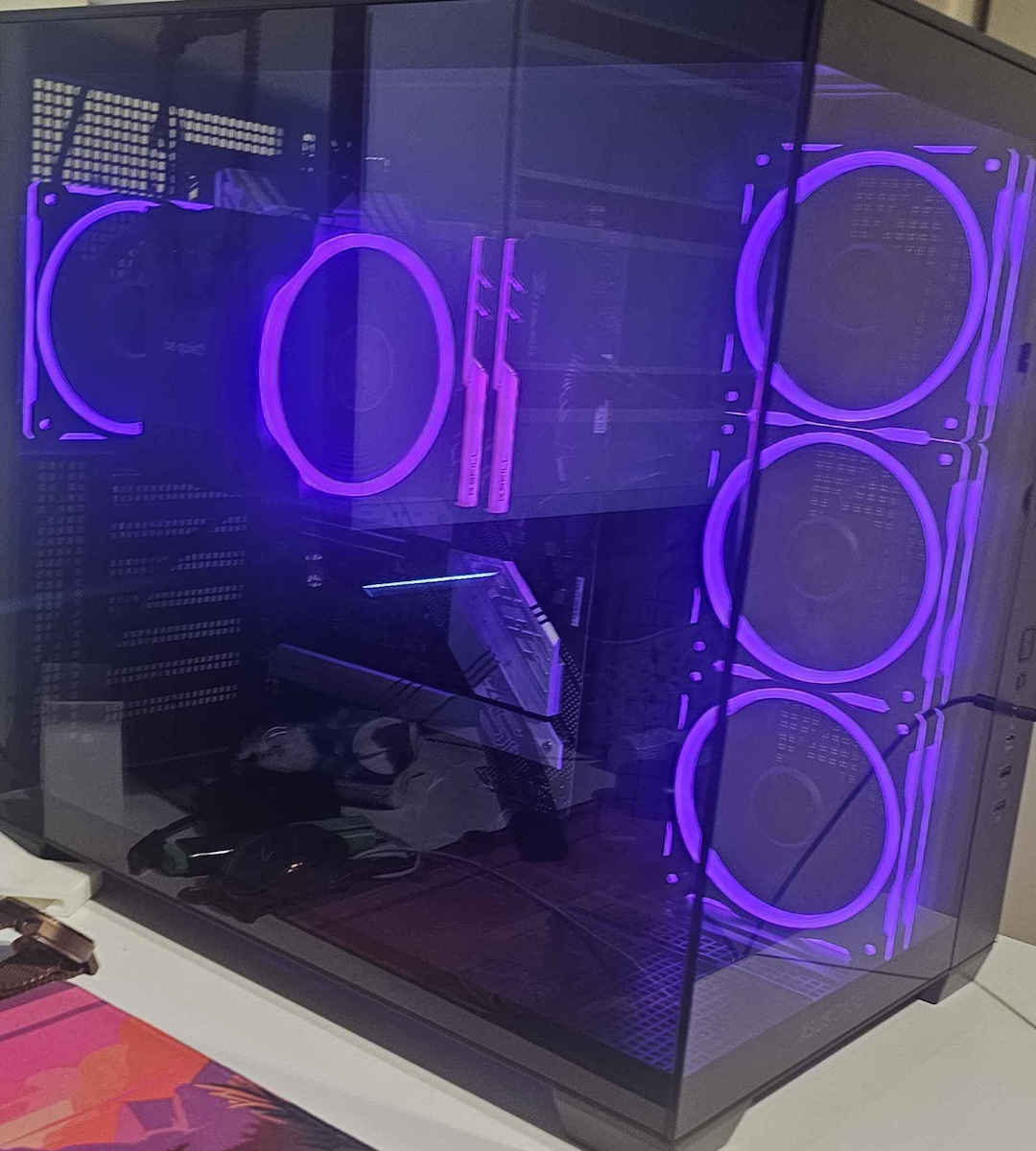 Asus A32 Plus Gaming Midi Tower Κουτί Υπολογιστή με Πλαϊνό Παράθυρο και ARGB Φωτισμό Μαύρο