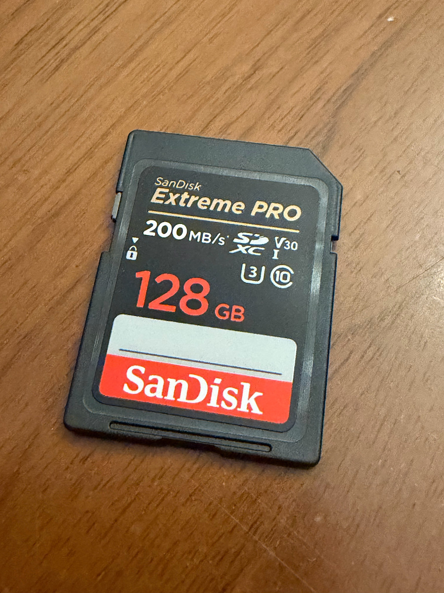 Sandisk Extreme PRO SDXC 128GB Class 10 U3 V30 UHS-I