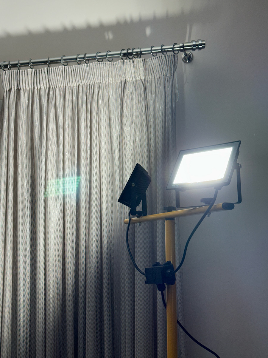 Led Projector 2 X 50 W Telescopic Tripod Cool White 6500 K Keltin K02053