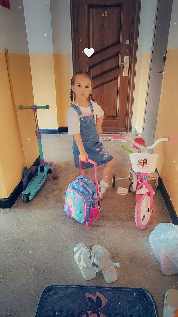 Gim Trolley Bag for Kindergarten Princess Ariel 25cm X 15cm X 30cm