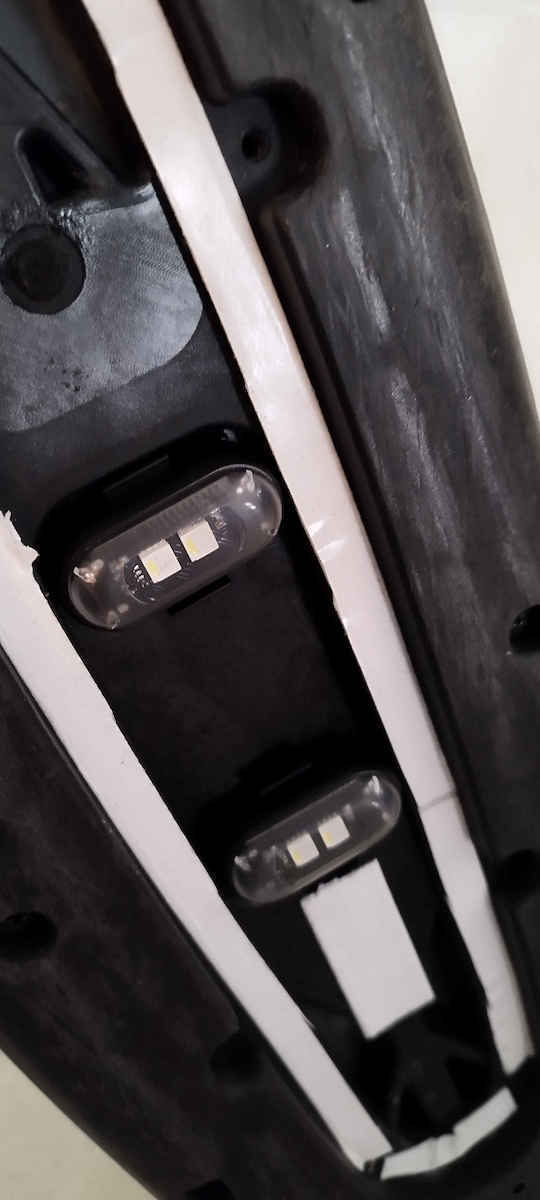 Led Επαναφορτιζόμενα Φώτα Strobe Τηλεχειριστήριο Rgbw Drone Σκαφάκια Μοτοσυκλέτες Αυτοκίνητα 2 Τμχ Tc-160
