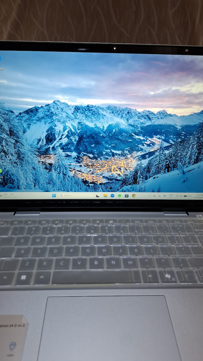 Dell Inspiron 7445 2in1 14" FHD+ Touchscreen (Ryzen 5-8640HS/16GB/512GB SSD/W11 Home) Ice Blue (US Keyboard)