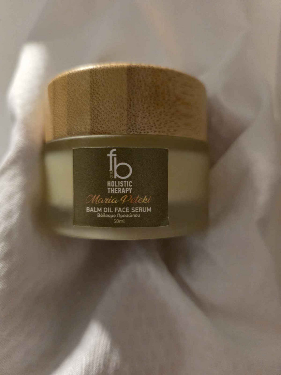 Maria Peteki Balm Oil Beruhigendes Und Feuchtigkeitsspendendes Serum Für Das Gesicht Mit Vitamin E Und Hyaluronsäure Für Entgiftung Und Aufhellung