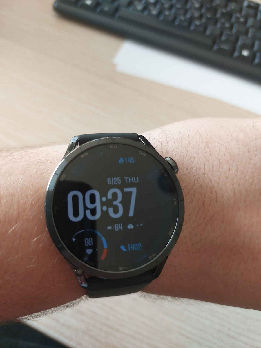 Xiaomi Watch S5 Stainless Steel 46mm Αδιάβροχο με Παλμογράφο (Black)