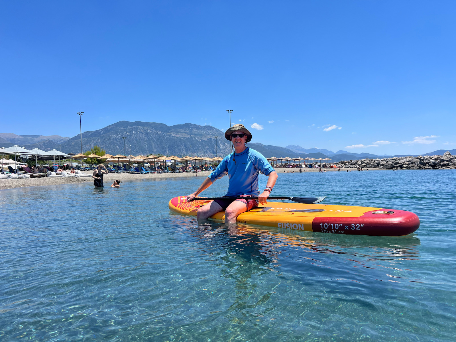 Aqua Marina Fusion 10’10” Φουσκωτή Σανίδα SUP με Μήκος 3.3m Πορτοκαλί