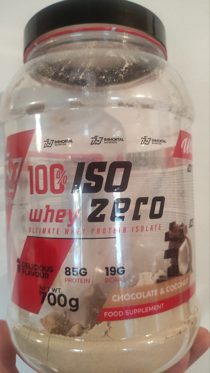 Immortal Nutrition 100% Iso Whey Zero Πρωτεΐνη Ορού Γάλακτος Χωρίς Λακτόζη με Γεύση Mango Yogurt 2kg