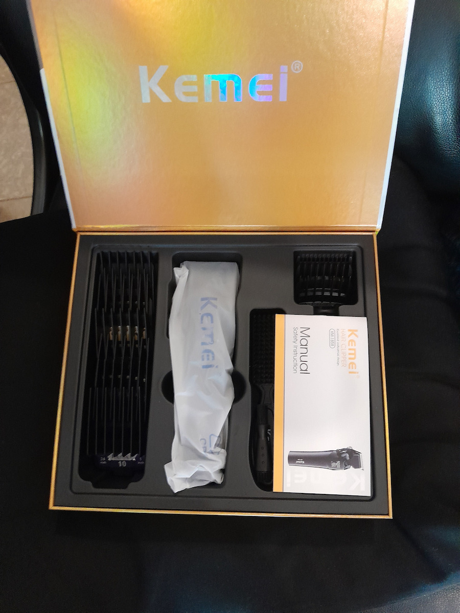 Kemei Hair Clipper Black KM-1858