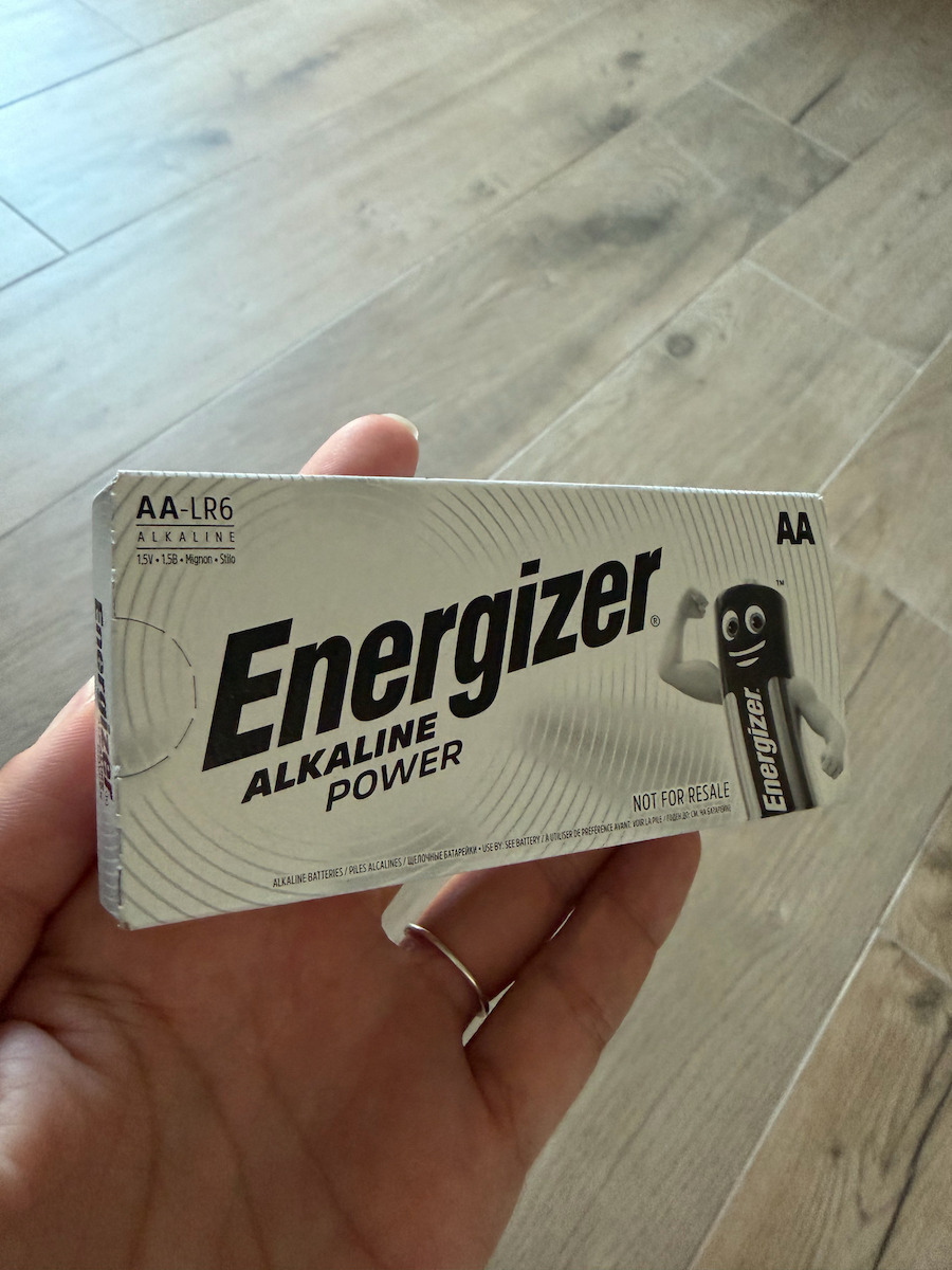 Energizer Power Alkaline Batteries AA 1.5V 24pcs