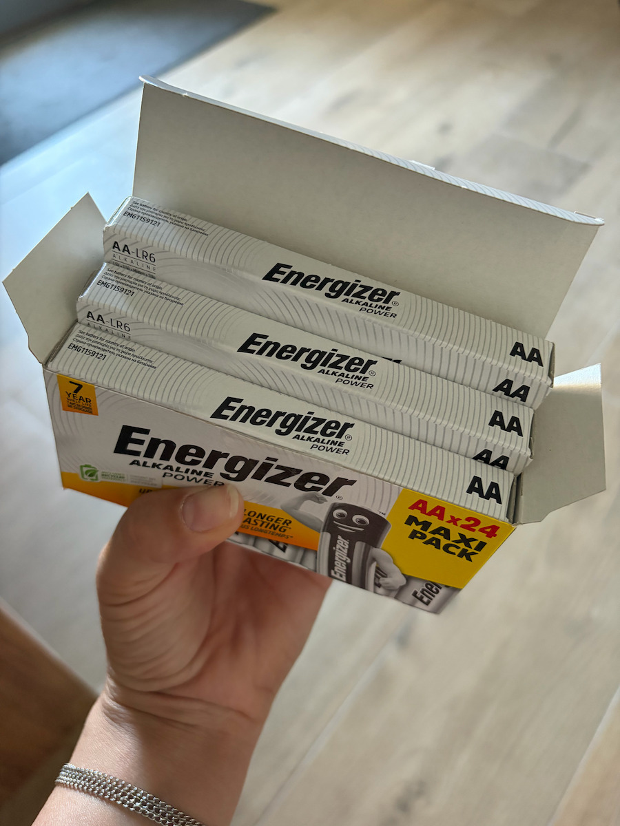 Energizer Power Alkaline Batteries AA 1.5V 24pcs